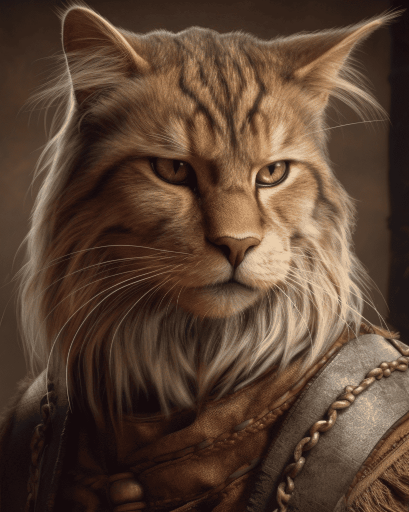 Jaime Lannister as a cat.