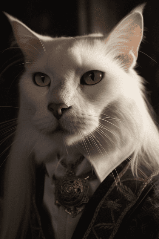 Lucius Malfoy as cat