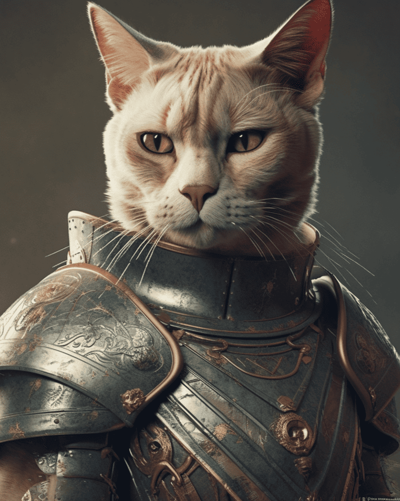 Brienne as a cat