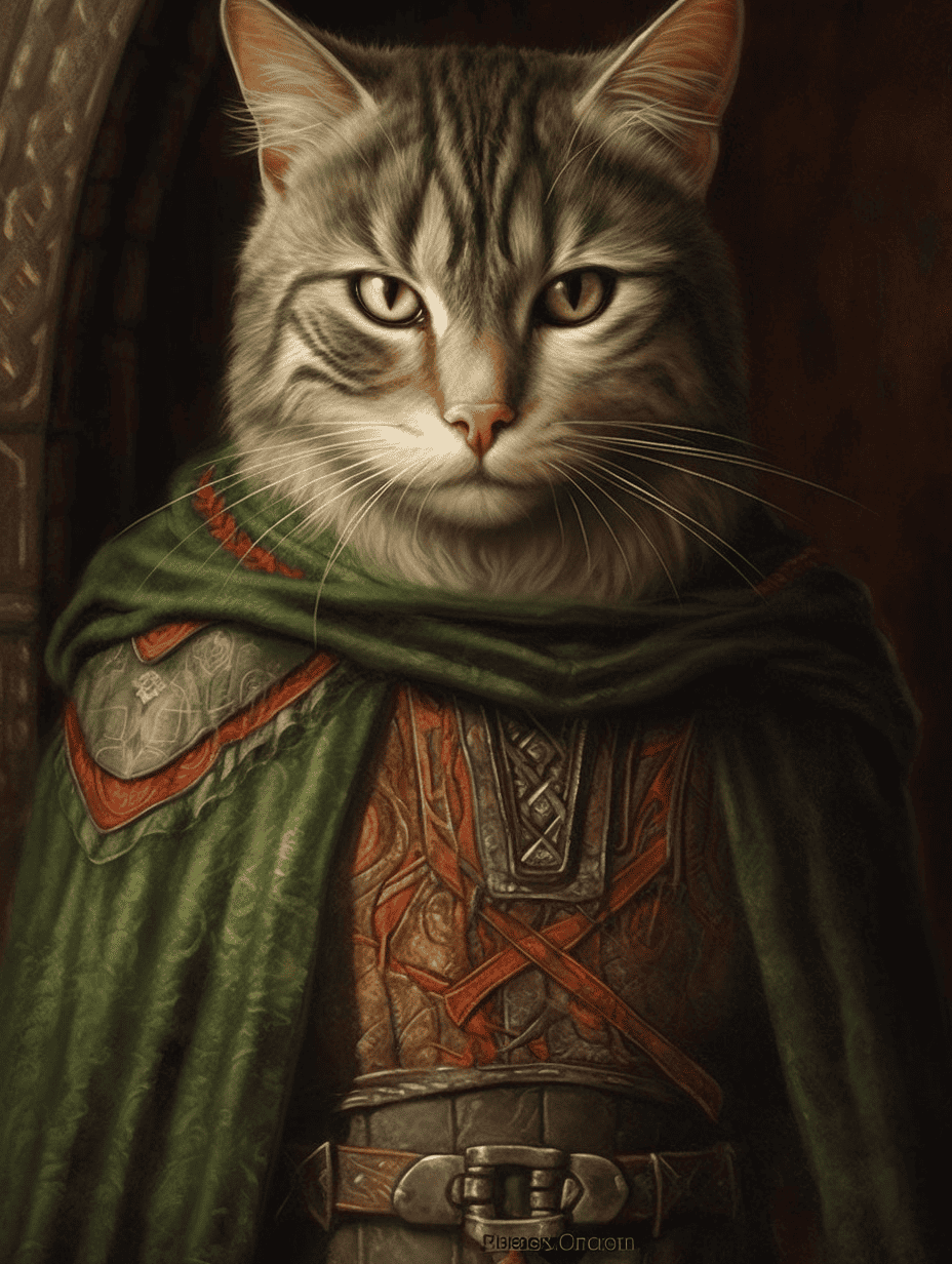 Aragorn as cat