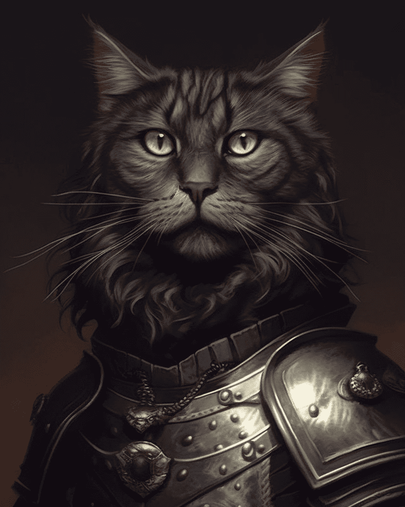 Sandor Clegane as a cat